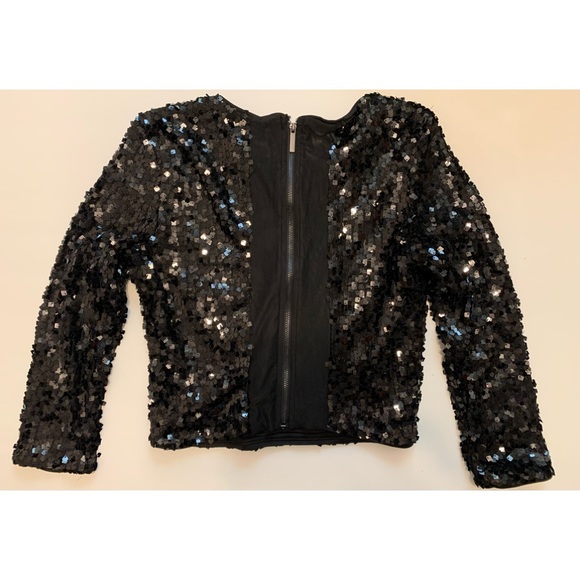 LAST CHANCE - Dynamite Sequence Crop Top - Picture 2 of 12